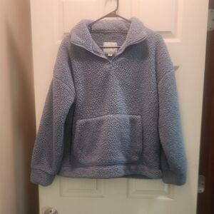 American Eagle Outfitters Soft Gray Sherpa